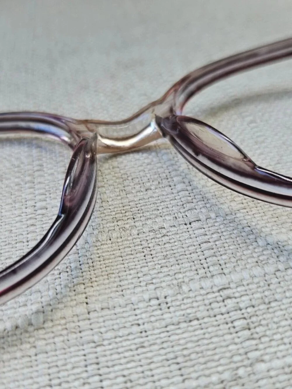 Vintage Halifax Women Eyeglasses Frame PEACH Eyewear Glasse Frame only